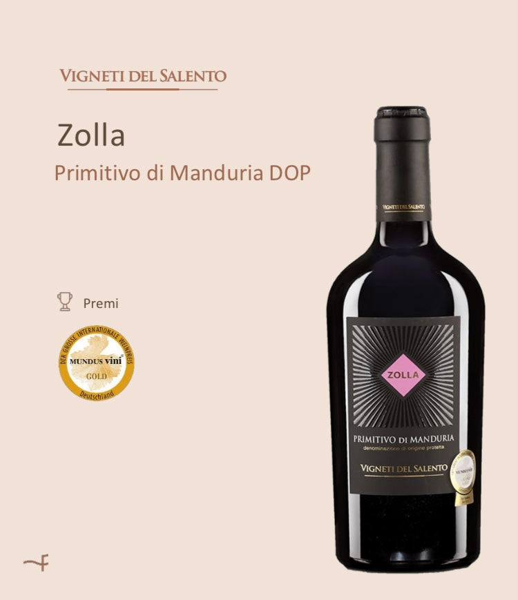 SALENTO VINEYARDS ZOLLA PRIMITIVE DI MANDURIA FANTINI WINES