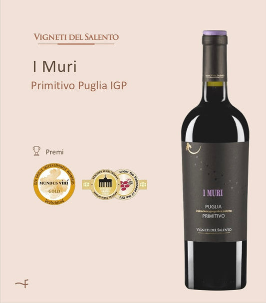 SALENTO VINEYARDS I MURI PRIMITIVE PUGLIA FANTINI WINES