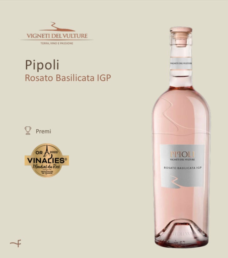 VIGNETI DEL VULTURE PIPOLI ROSATO BASILICATA