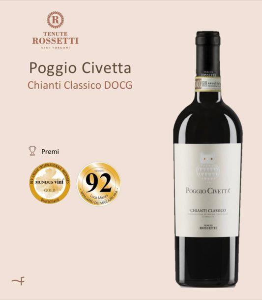 ESTATE ROSSETTI POGGIO CIVETTA CHIANTI CLASSICO DOCG FANTINI WINES