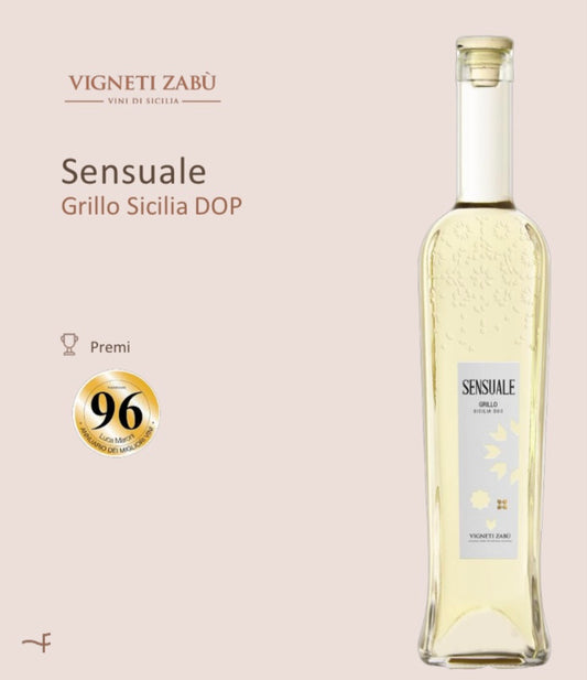 ZABU VINEYARDS SENSUAL GRILLO SICILIA FANTINI WINES