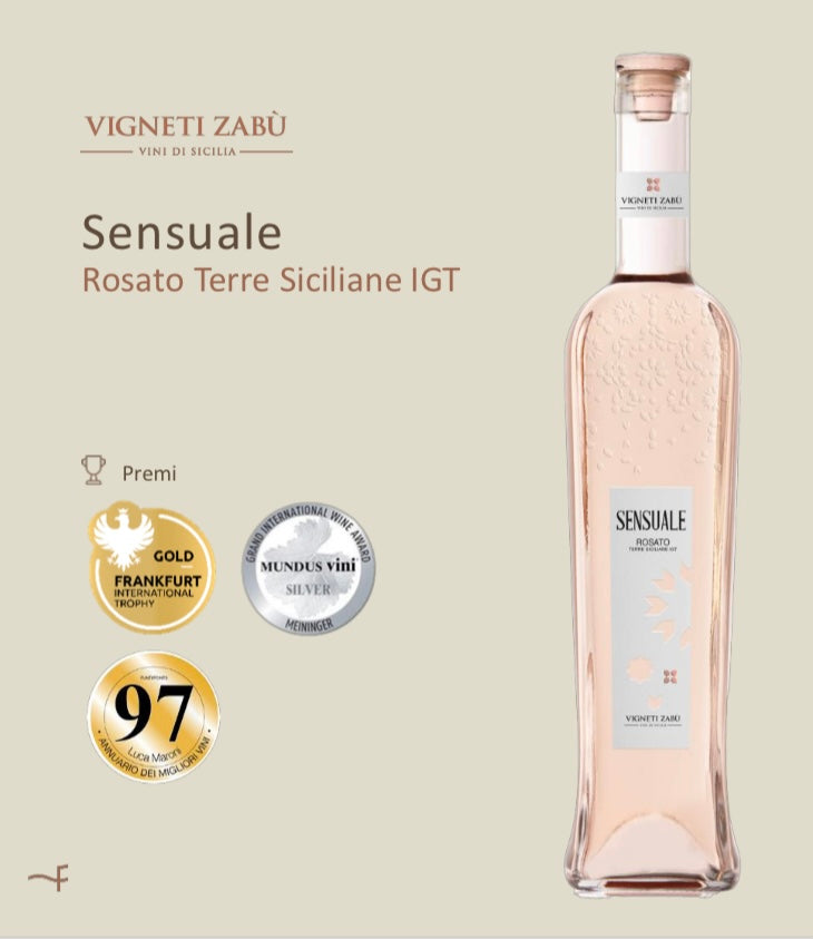 VINEYARDS ZABU SENSUAL ROSATO TERRE SICILIANE FANTINI WINES