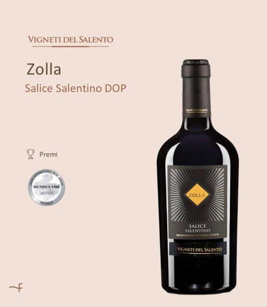 SALENTO VINEYARDS ZOLLA SALICE SALENTINO FANTINI WINES