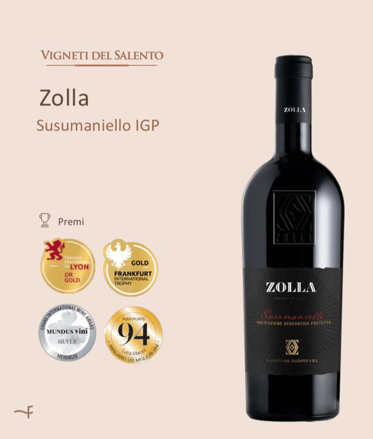 SALENTO VINEYARDS ZOLLA SUSUMANIELLO FANTINI WINES